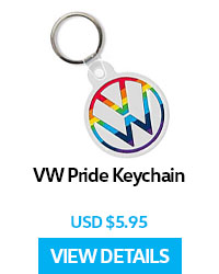 VW Pride Keychain