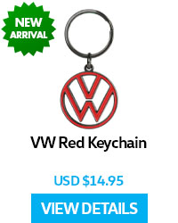 VW Red Keychain