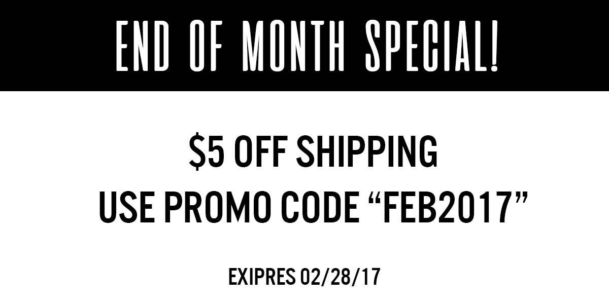 End of Month Special!