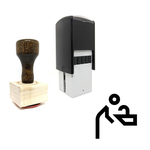 "Sink" rubber stamp with 3 sample imprints of the image