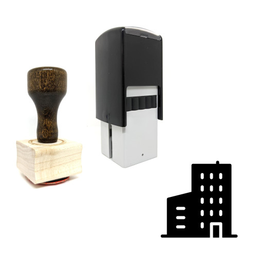 "Dormitory" rubber stamp with 3 sample imprints of the image