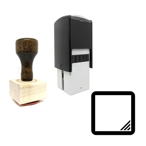 "Window Resizer" rubber stamp with 3 sample imprints of the image