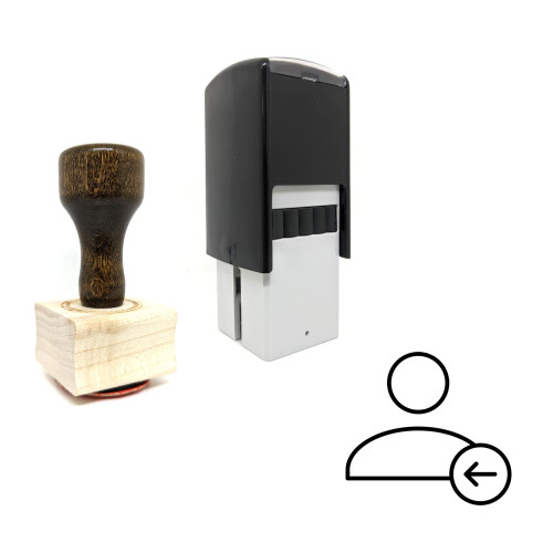 "User Profile Import" rubber stamp with 3 sample imprints of the image