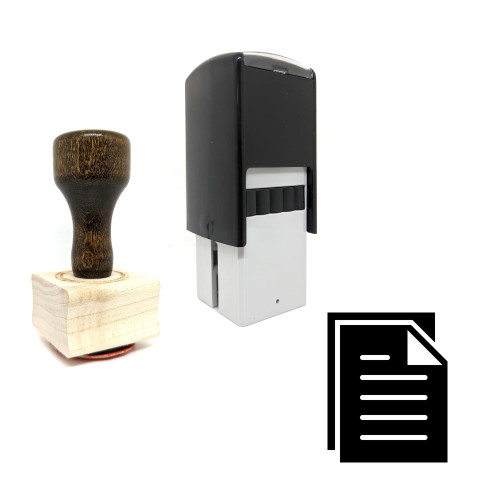 "Files" rubber stamp with 3 sample imprints of the image
