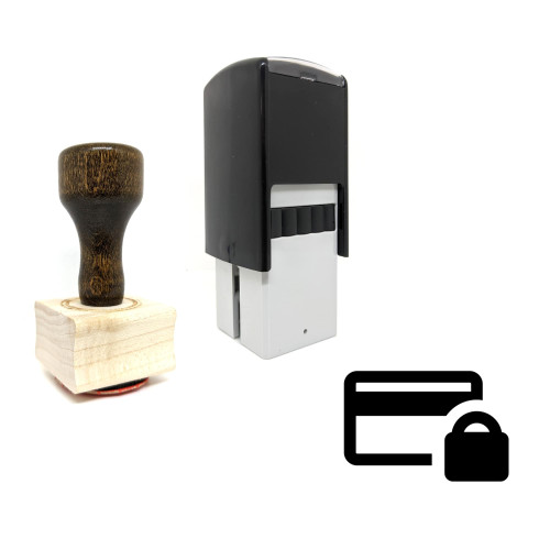 "Secure Payment" rubber stamp with 3 sample imprints of the image