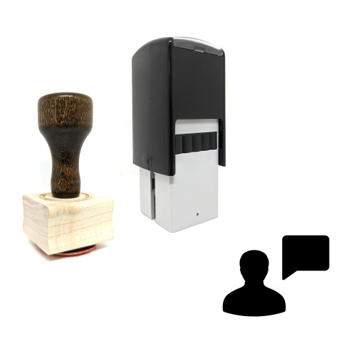"User Comment" rubber stamp with 3 sample imprints of the image