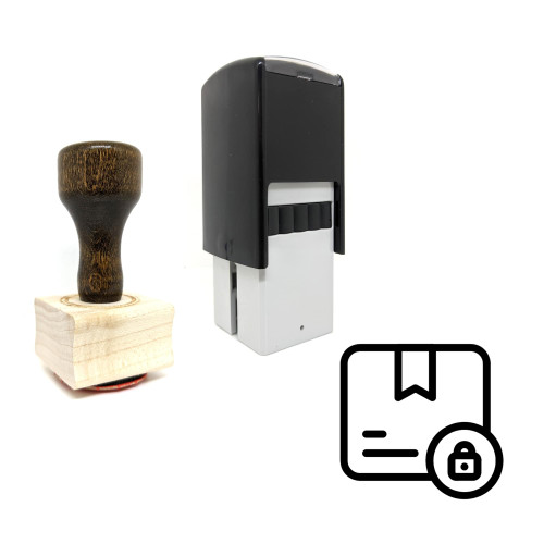 "Order Secure" rubber stamp with 3 sample imprints of the image