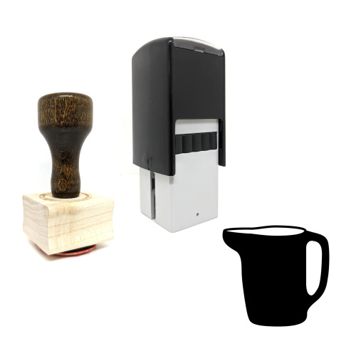 "Carafe" rubber stamp with 3 sample imprints of the image