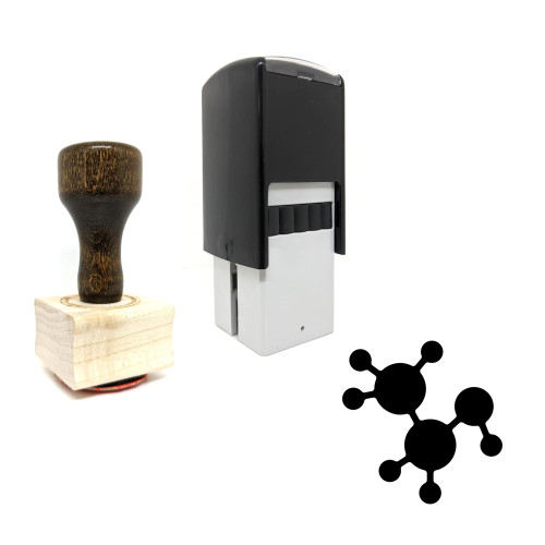 "Ethanol" rubber stamp with 3 sample imprints of the image