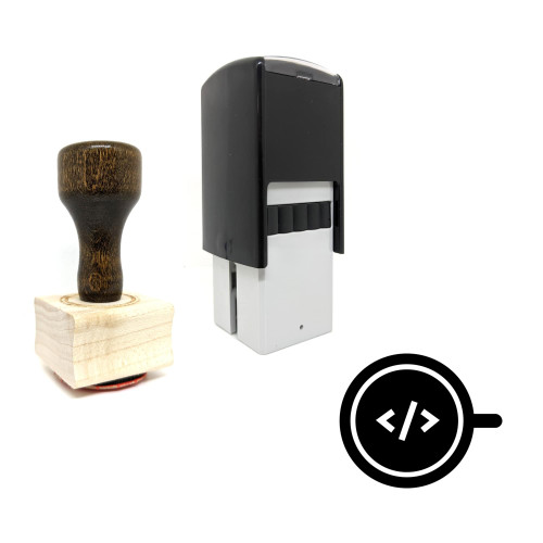 "Freelance Developer" rubber stamp with 3 sample imprints of the image