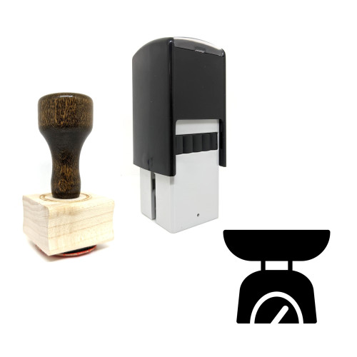 "Machine" rubber stamp with 3 sample imprints of the image