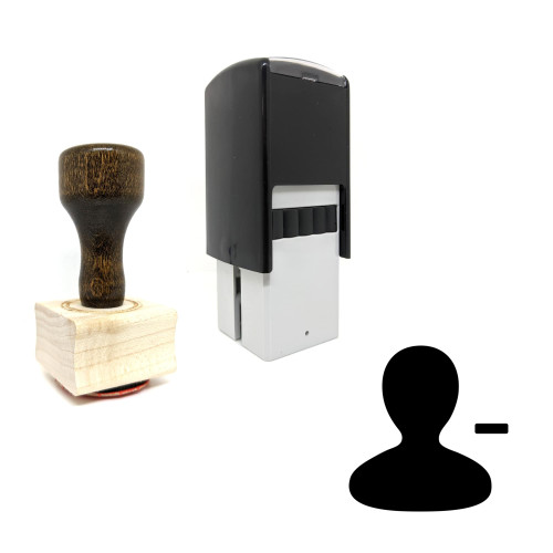 "Remove User" rubber stamp with 3 sample imprints of the image