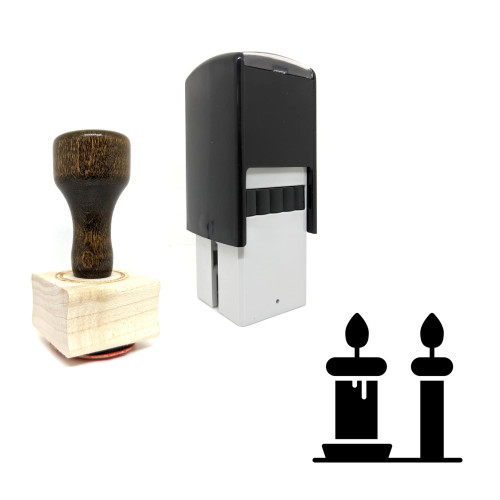 "Memorial" rubber stamp with 3 sample imprints of the image