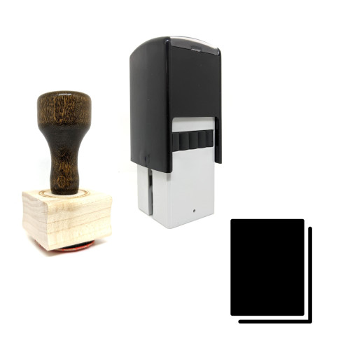 "Copy" rubber stamp with 3 sample imprints of the image