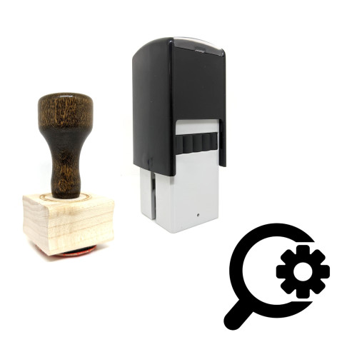 "Search Engine Optimization" rubber stamp with 3 sample imprints of the image