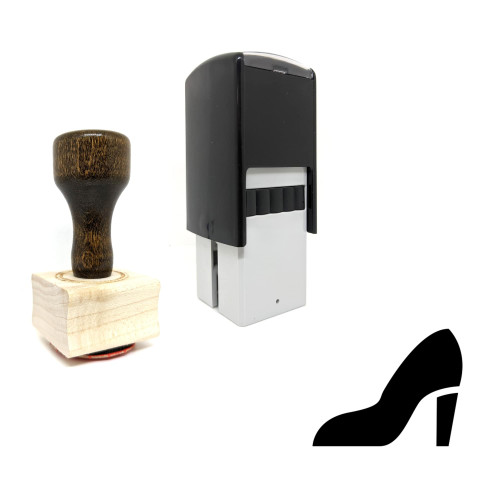 "High Heel" rubber stamp with 3 sample imprints of the image