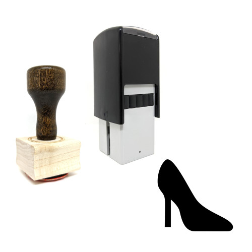 "High Heel" rubber stamp with 3 sample imprints of the image