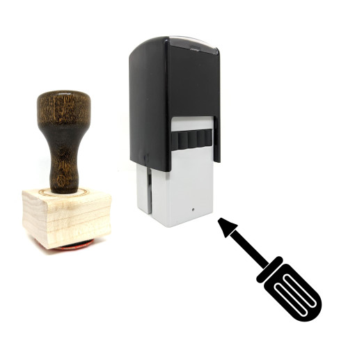 "Screw Driver" rubber stamp with 3 sample imprints of the image