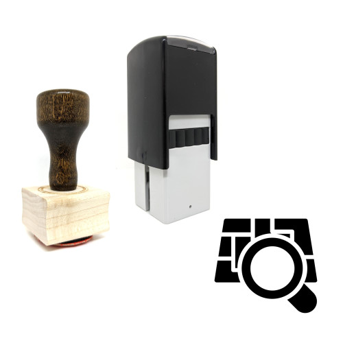 "Navigation" rubber stamp with 3 sample imprints of the image