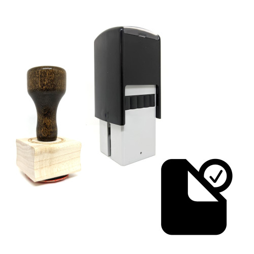 "File Upload" rubber stamp with 3 sample imprints of the image