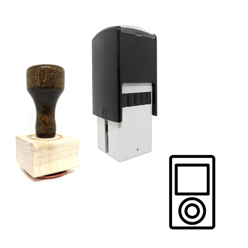 "Device" rubber stamp with 3 sample imprints of the image