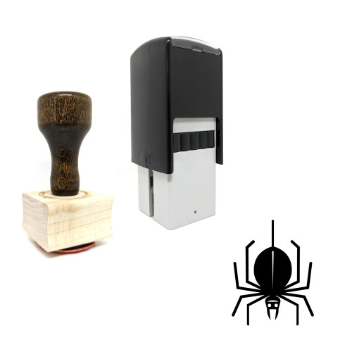 "Spider" rubber stamp with 3 sample imprints of the image