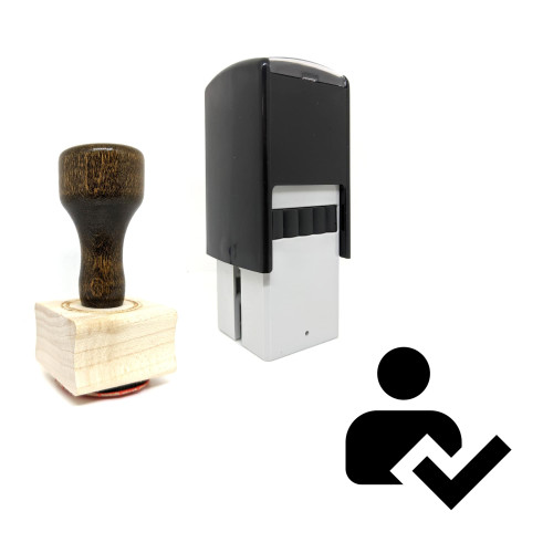 "User Confirmation" rubber stamp with 3 sample imprints of the image