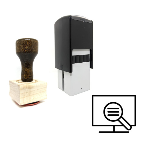 "Seo Analysis" rubber stamp with 3 sample imprints of the image