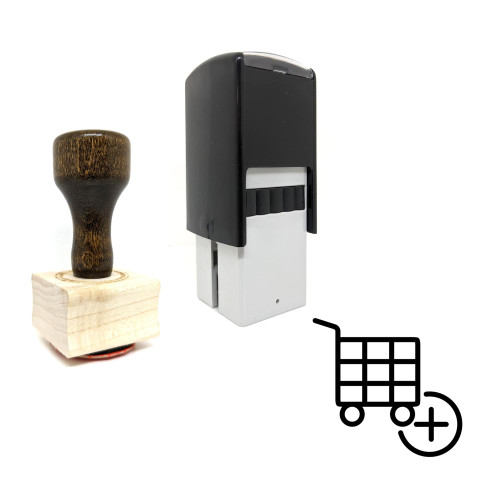"Add To Cart" rubber stamp with 3 sample imprints of the image