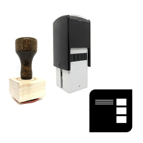 "UX Wireframe" rubber stamp with 3 sample imprints of the image