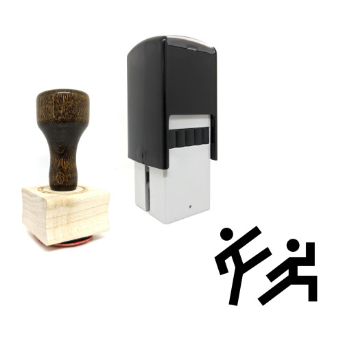 "Fight" rubber stamp with 3 sample imprints of the image