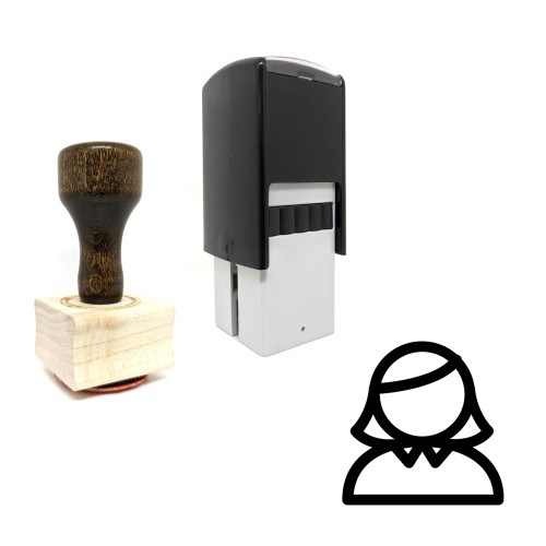 "User" rubber stamp with 3 sample imprints of the image