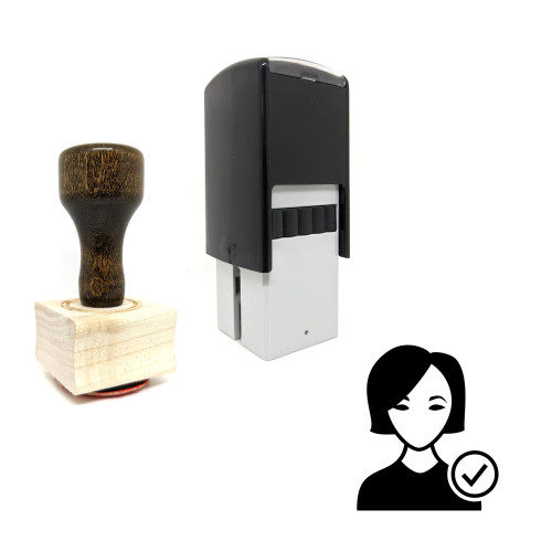 "Confirm User" rubber stamp with 3 sample imprints of the image