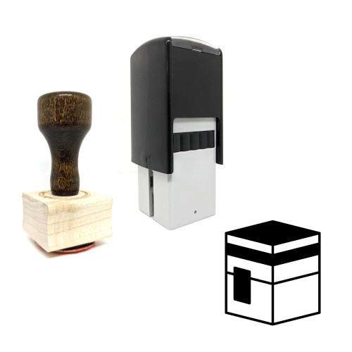 "Kabah" rubber stamp with 3 sample imprints of the image
