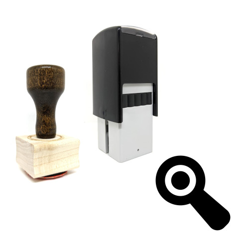 "Forensic Search" rubber stamp with 3 sample imprints of the image