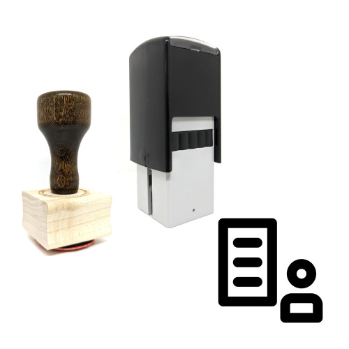 "Applicant" rubber stamp with 3 sample imprints of the image