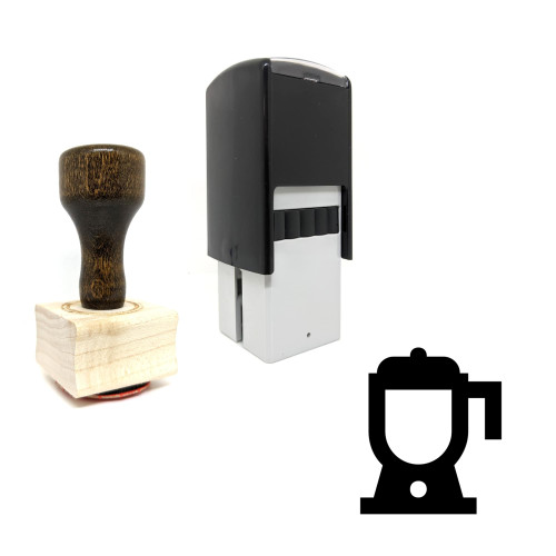 "Food Processor" rubber stamp with 3 sample imprints of the image