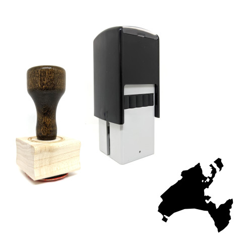 "Vaud" rubber stamp with 3 sample imprints of the image