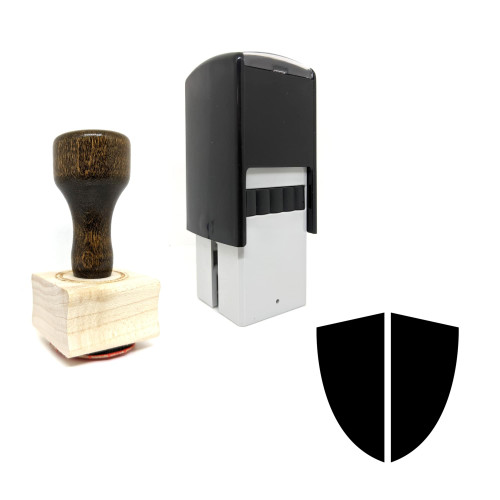 "Security Shield" rubber stamp with 3 sample imprints of the image