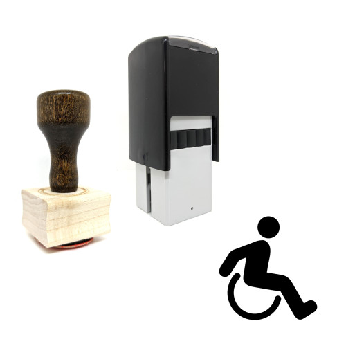"Disability" rubber stamp with 3 sample imprints of the image