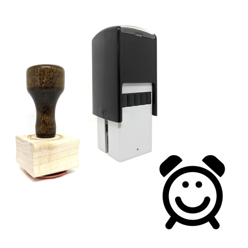 "Happy Hour" rubber stamp with 3 sample imprints of the image