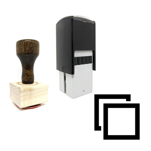 "Web Design And Development" rubber stamp with 3 sample imprints of the image