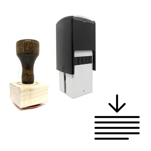 "Add Space Before Paragraph" rubber stamp with 3 sample imprints of the image