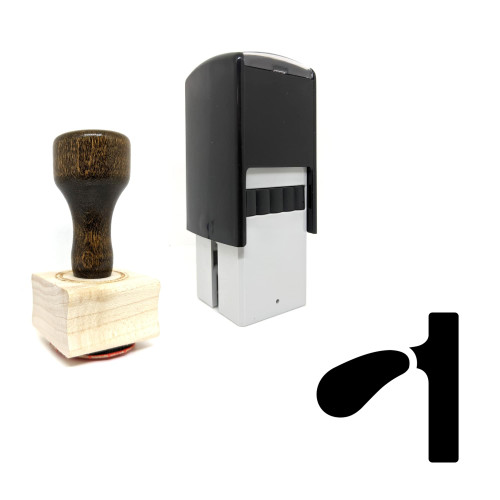 "Gallbladder" rubber stamp with 3 sample imprints of the image