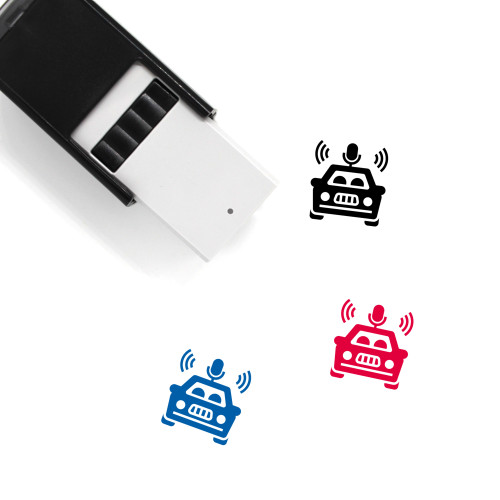 Smart Car Self-Inking Rubber Stamp No. 27