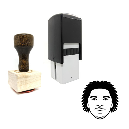 "John Crawford III" rubber stamp with 3 sample imprints of the image