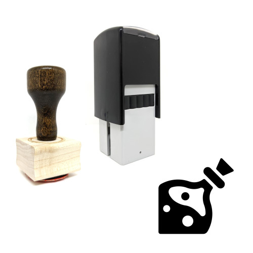 "Game Ui Item" rubber stamp with 3 sample imprints of the image