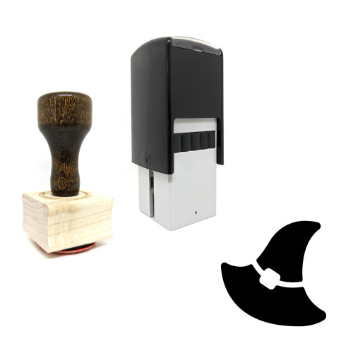"Equipment Wizard Hat" rubber stamp with 3 sample imprints of the image