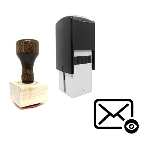 "Privacy" rubber stamp with 3 sample imprints of the image