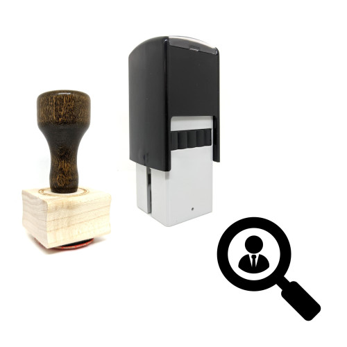 "Search Job" rubber stamp with 3 sample imprints of the image